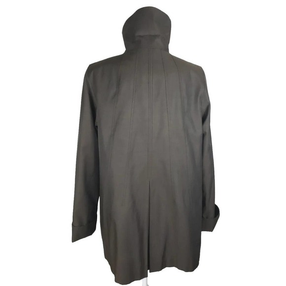 Gallery ~Woman Size M~ Chocolate/Brown Trench Coat All Season Button-Up, Lining - Picture 10 of 14